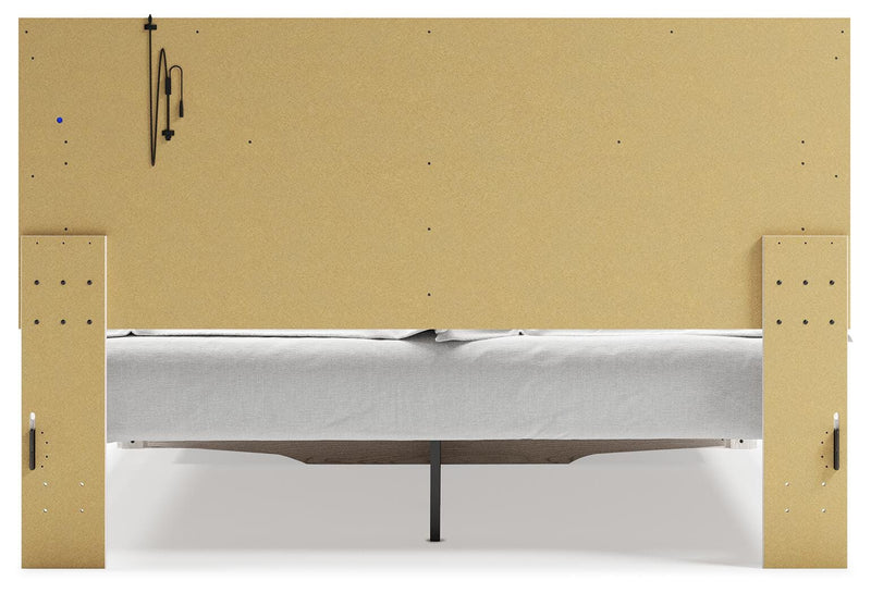 Altyra White King Storage Bed, Dresser, Mirror and 2 Chests - B2640B45
