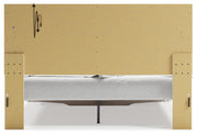 Altyra White King Upholstered Storage Bed, Dresser, Mirror and 2 Nightstands - B2640B37
