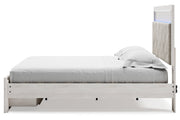 Altyra White King Upholstered Storage Bed - DMV FurnitureKing Bed
