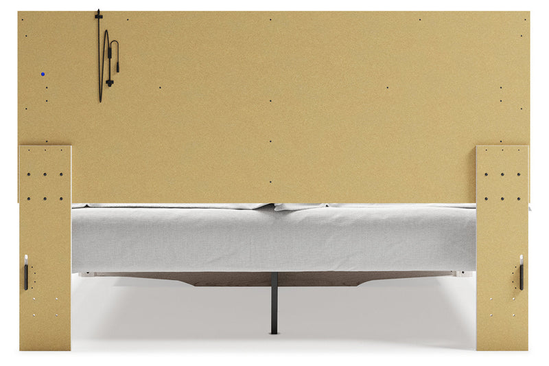 Altyra White King Upholstered Storage Bed - DMV FurnitureKing Bed
