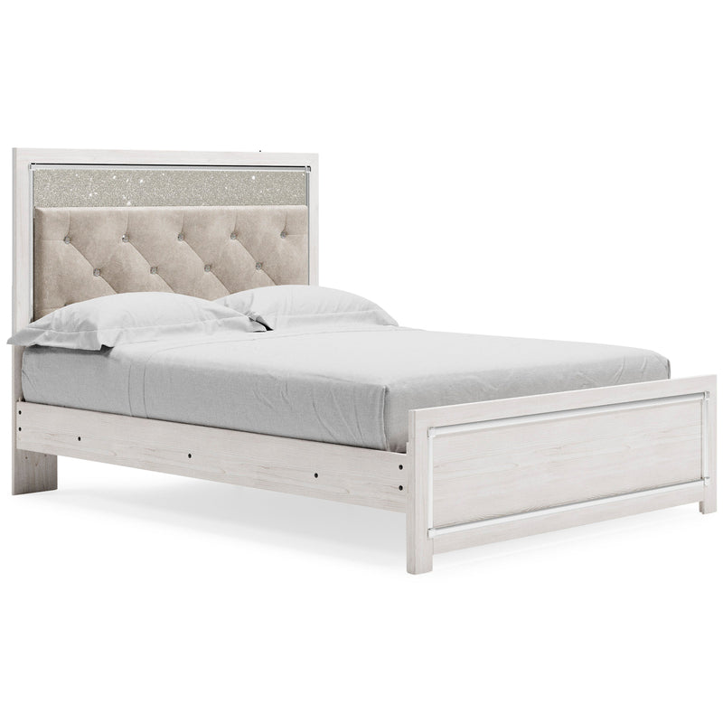 Altyra White LED Upholstered Panel Bedroom Set - DMV FurnitureBedroom Set