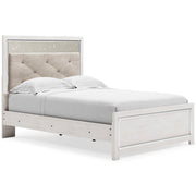 Altyra White LED Upholstered Panel Youth Bedroom Set - DMV FurnitureYouth Bedroom Set