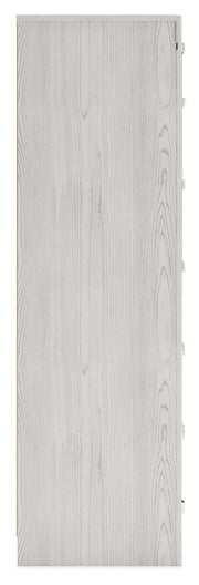 Altyra White Queen Panel Bed, Dresser and Chest - B2640B73