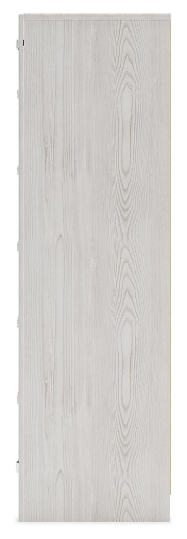 Altyra White Queen Panel Bed, Dresser and Chest - B2640B73