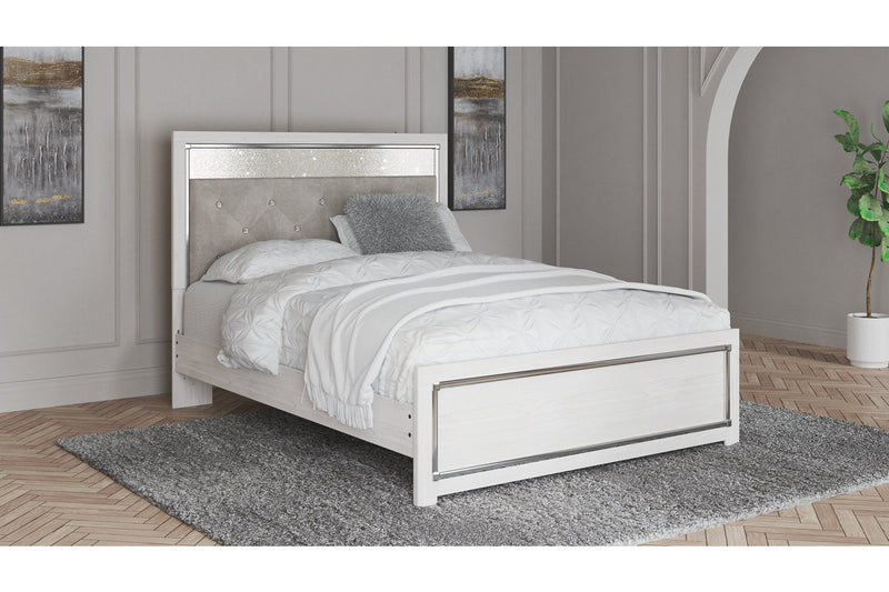 Altyra White Queen Platform Bed - DMV FurnitureQueen Bed