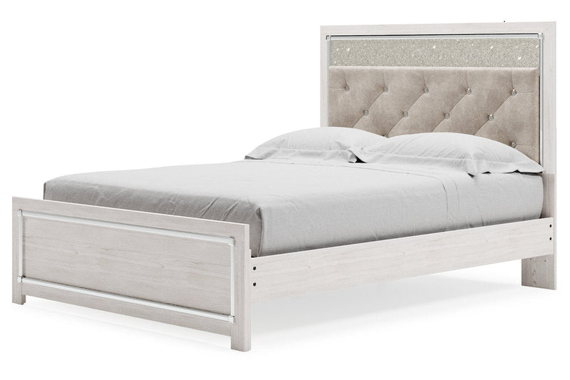 Altyra White Queen Platform Bed - DMV FurnitureQueen Bed