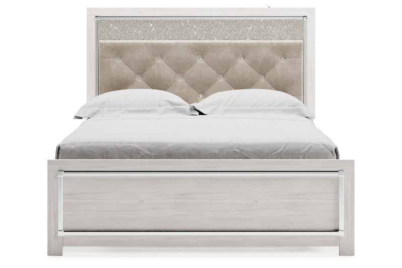 Altyra White Queen Platform Bed - DMV FurnitureQueen Bed
