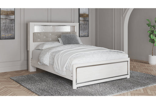 Altyra White Queen Platform Bookcase Bed - DMV FurnitureQueen Bed