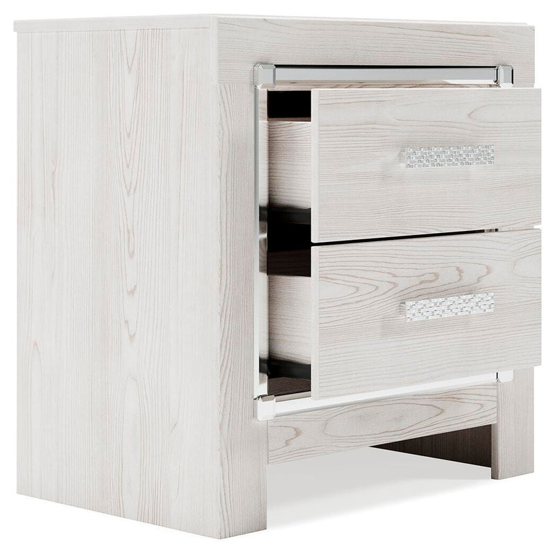Altyra White Queen Storage Bed, Chest and 2 Nightstands - B2640B68