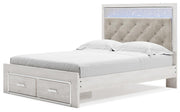 Altyra White Queen Storage Bed, Dresser and Chest - B2640B64