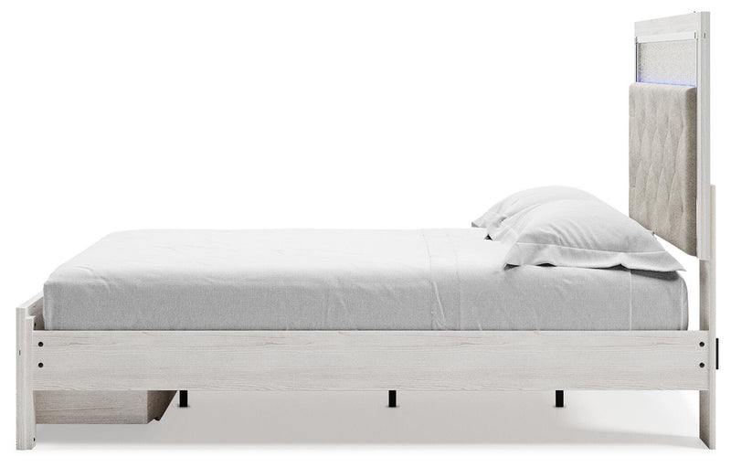 Altyra White Queen Storage Bed, Dresser Mirror, Chest and 2 Nightstands - B2640B72