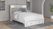 Altyra White Queen Storage Bed, Dresser Mirror, Chest and 2 Nightstands - B2640B72
