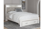 Altyra White Queen Upholstered Storage Bed - DMV FurnitureQueen Bed