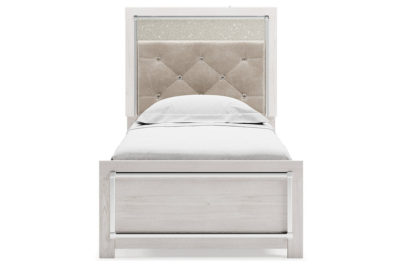 Altyra White Twin Panel Bed - DMV FurnitureTwin Bed