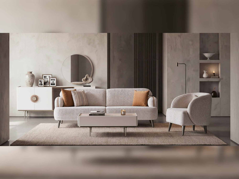 Alvin Convertible Sofa in Cream - 200-ELI-ALV-P8-02-3