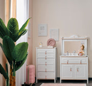 Alya Chiffonier With Mirror - 145-ALY-DRWM