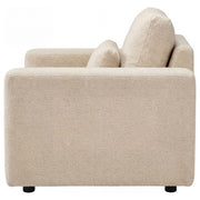 Amador Chenille Upholstered Track Arm Accent Chair Camel - 511233
