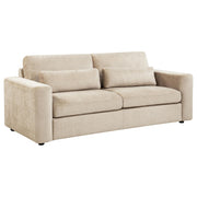 Amador Chenille Upholstered Track Arm Sofa Camel - 511231