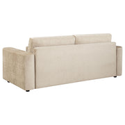 Amador Chenille Upholstered Track Arm Sofa Camel - 511231