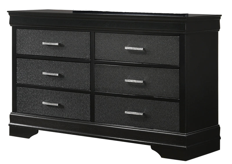 Amalia Black Dresser - DMV FurnitureDresser