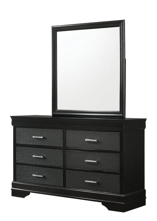 Amalia Black Mirror - DMV FurnitureMirror