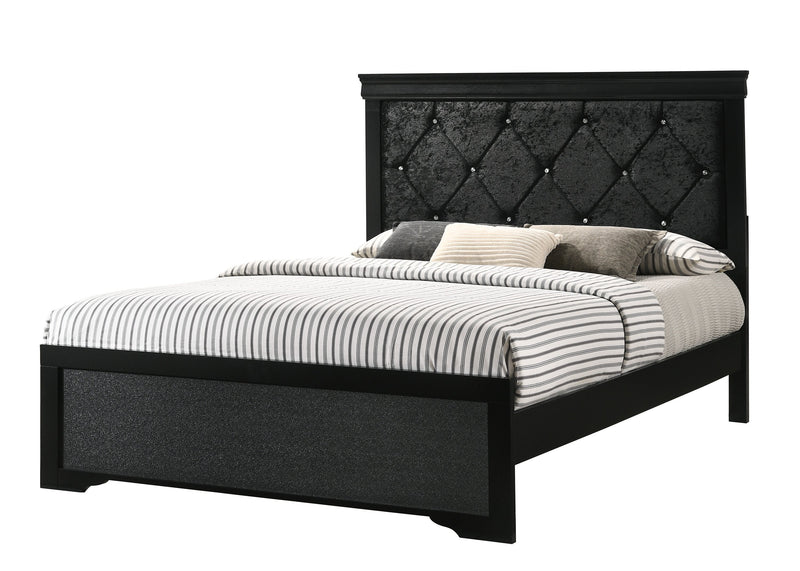 Amalia Black Panel Bedroom Set - DMV FurnitureBedroom Set