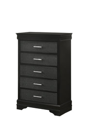 Amalia Black Panel Bedroom Set - DMV FurnitureBedroom Set