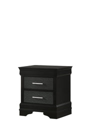 Amalia Black Upholstered Panel Bedroom Set - DMV FurnitureBedroom Set