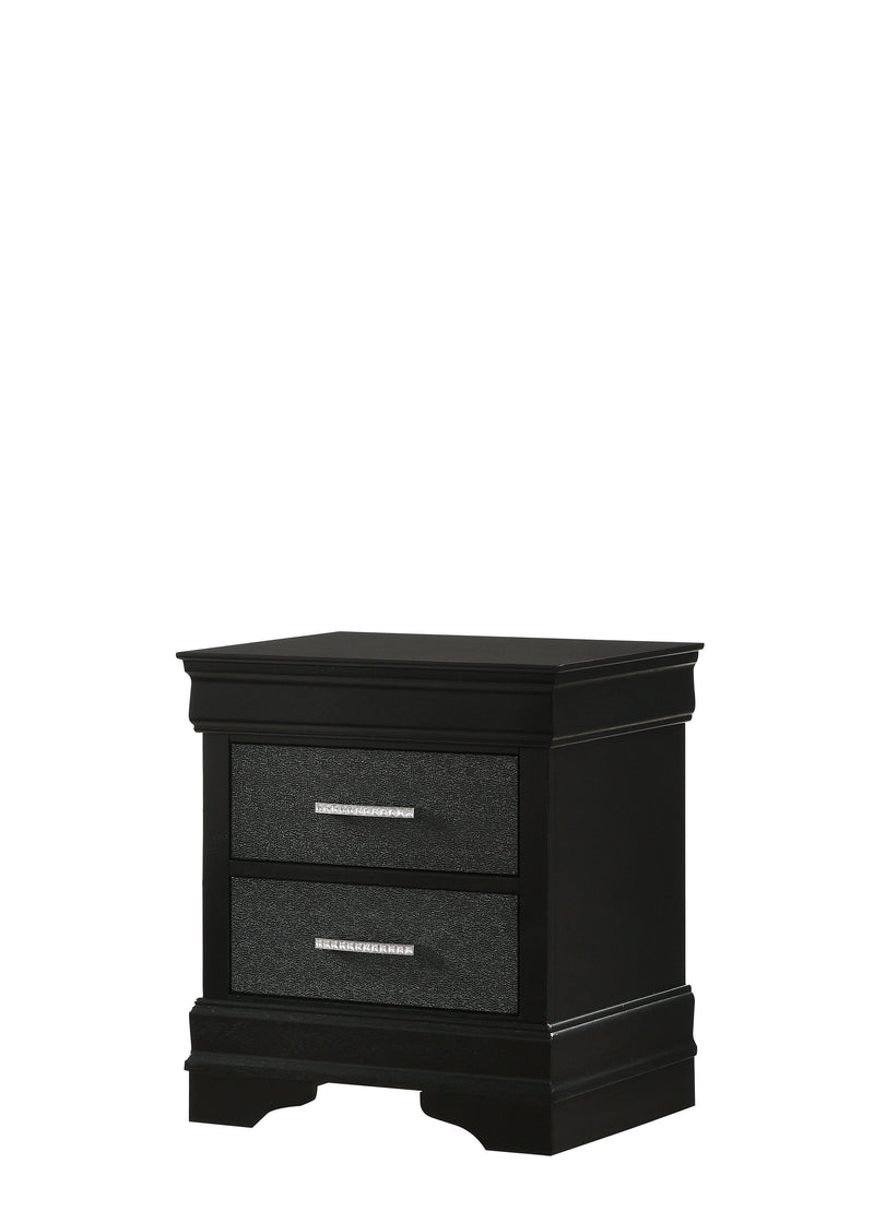 Amalia Black Upholstered Panel Bedroom Set - DMV FurnitureBedroom Set