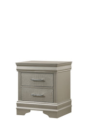 Amalia Silver Upholstered Panel Bedroom Set - DMV FurnitureBedroom Set