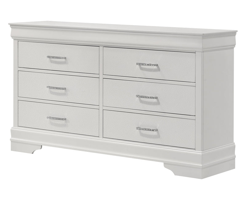 Amalia White Upholstered Panel Bedroom Set - DMV FurnitureBedroom Set