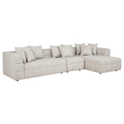 Amara 3-Piece Upholstered Sectional Sofa - 551911-SETA