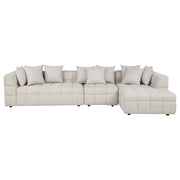 Amara 3-Piece Upholstered Sectional Sofa - 551911-SETA