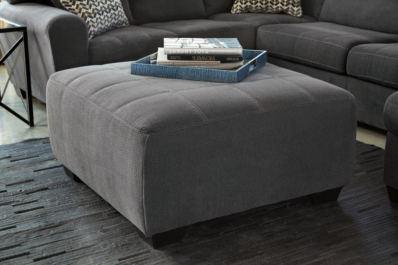 Ambee Slate 3-Piece Sectional with Ottoman from Ashley - DMV Furniture