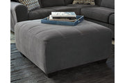 Ambee Slate Oversized Accent Ottoman - DMV FurnitureOttoman