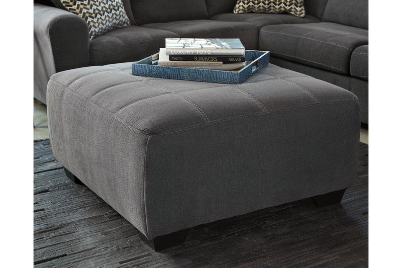 Ambee Slate Oversized Accent Ottoman - DMV FurnitureOttoman