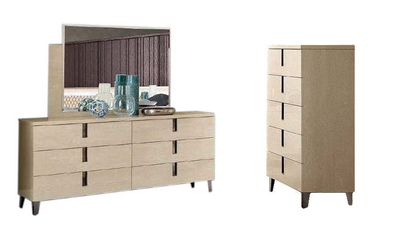 Ambra Dresser/Chest/Mirror Set - DMV Furniture