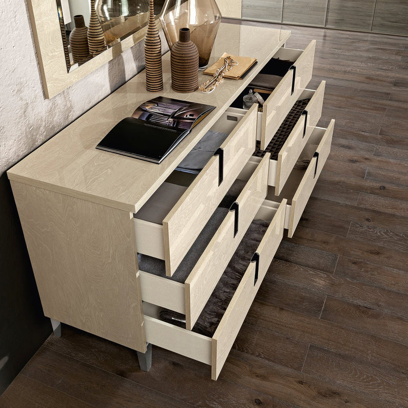 Ambra Dresser/Chest/Mirror Set - DMV Furniture