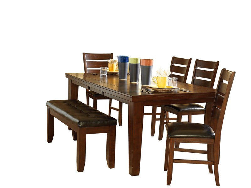 Ameillia Dark Oak Extendable Dining Set - DMV FurnitureDining Room Set