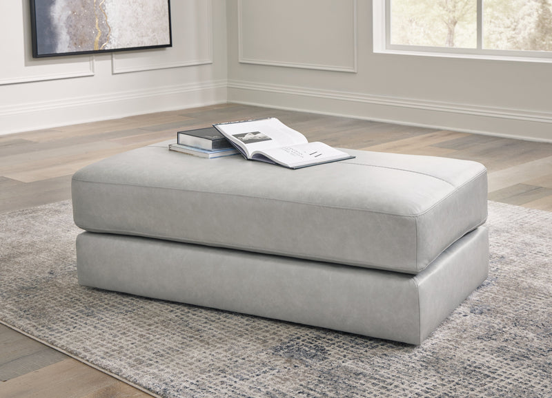 Amiata Glacier 2-Piece Sectional with Ottoman from Ashley - DMV Furniture