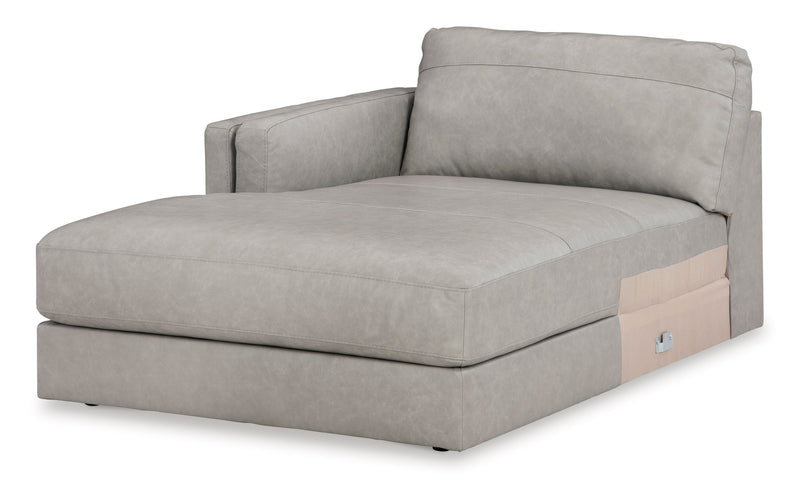 Amiata Glacier Leather 2 - Piece LAF Sectional - DMV FurnitureSectional