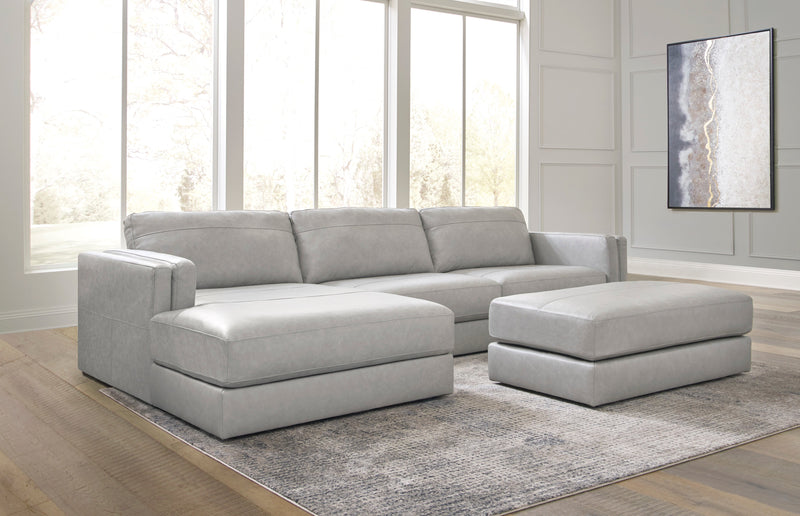 Amiata Glacier Leather 2 - Piece LAF Sectional - DMV FurnitureSectional