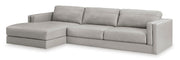 Amiata Glacier Leather 2 - Piece LAF Sectional - DMV FurnitureSectional