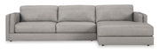 Amiata Glacier Leather 2 - Piece RAF Sectional - DMV FurnitureSectional