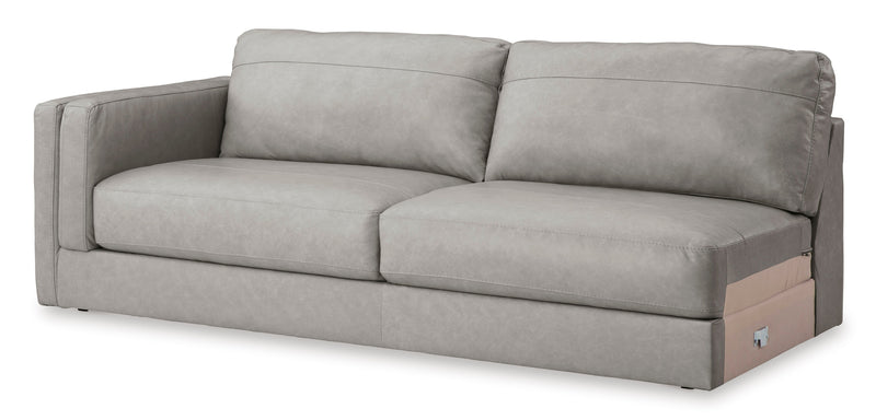 Amiata Glacier Leather 2 - Piece RAF Sectional - DMV FurnitureSectional
