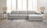 Amiata Glacier Leather 2 - Piece RAF Sectional - DMV FurnitureSectional