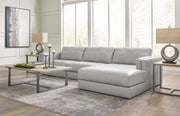 Amiata Glacier Leather 2 - Piece RAF Sectional - DMV FurnitureSectional