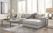 Amiata Glacier Leather 2 - Piece RAF Sectional - DMV FurnitureSectional