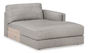 Amiata Glacier Leather 2 - Piece RAF Sectional - DMV FurnitureSectional