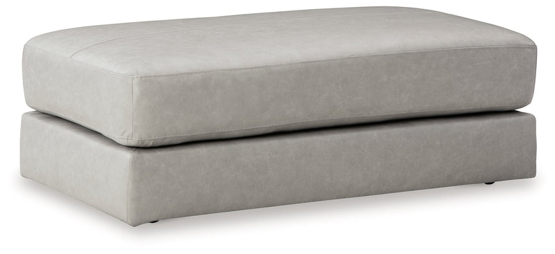 Amiata Glacier Oversized Accent Ottoman - 5740408
